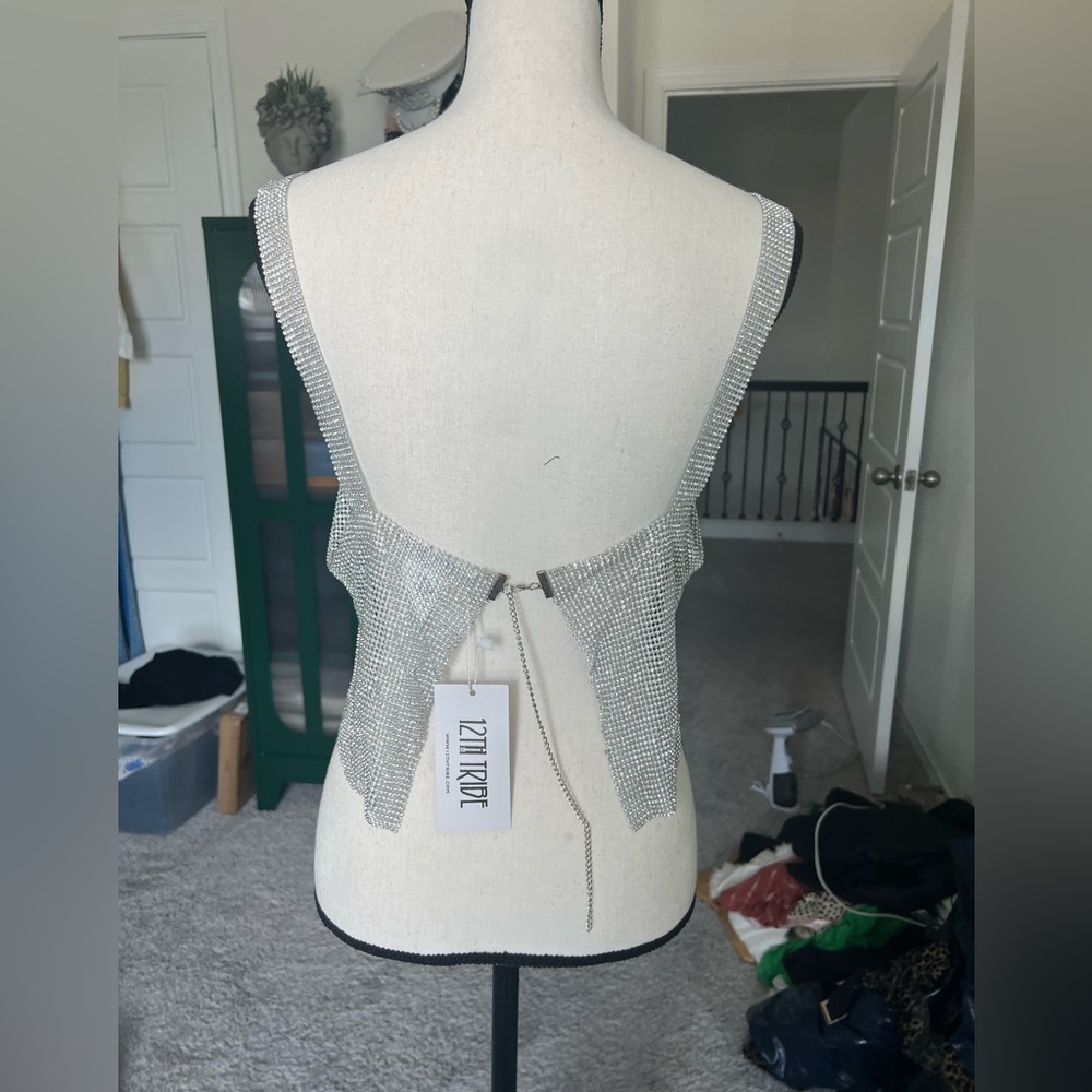 Rhinestone Bling Top